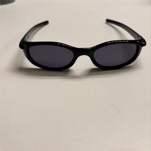 Vintage black Oakley Four sunglasses with soft case